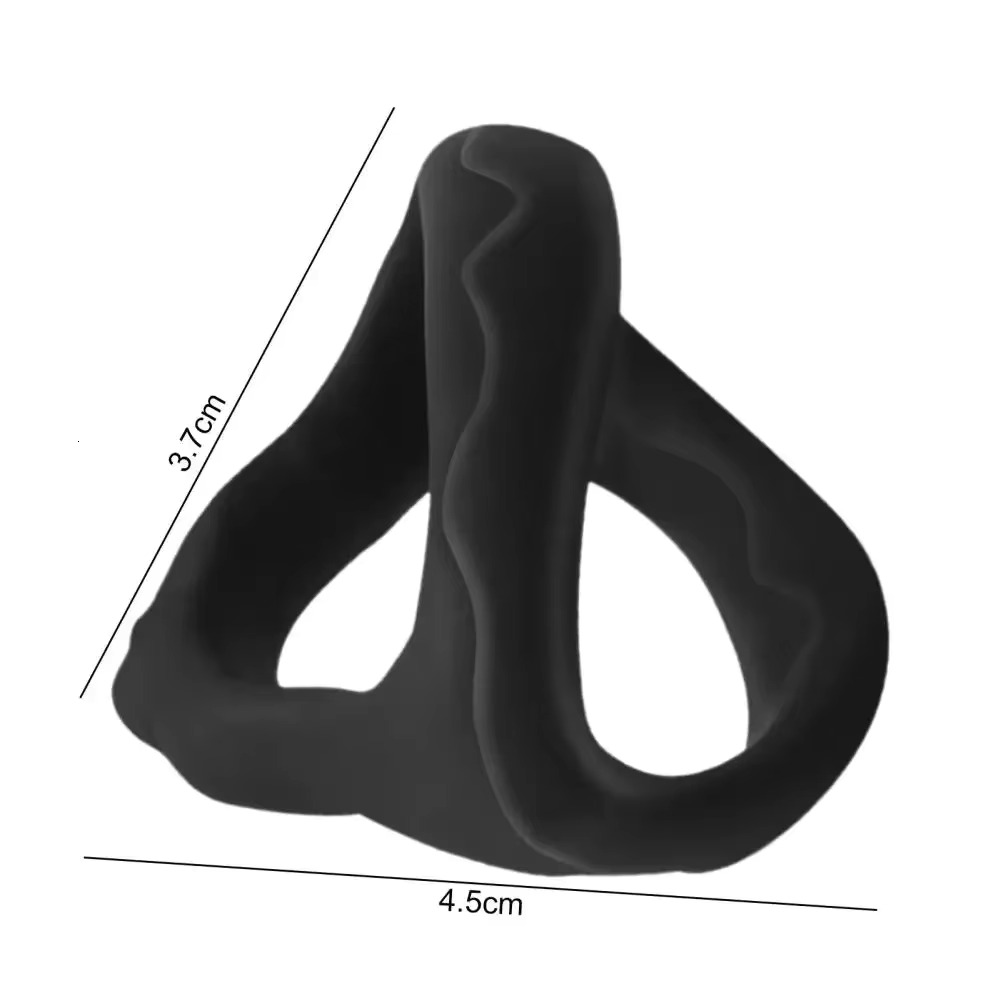 Ergonomic High Elasticity Corrector Enhance Sex Pleasure Delay Ejaculation Dildo Ring Male Supply female