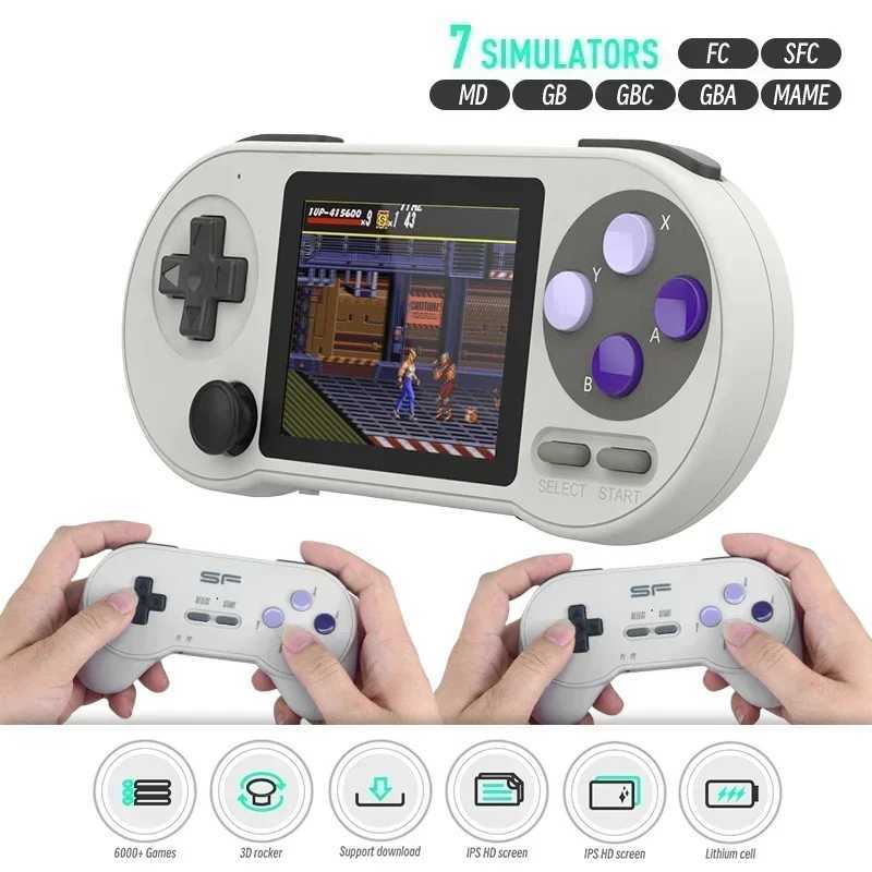 3 inch IPS Handheld Game Console Player Mini Portable Game Console Built in 6000 Games Retro port For AV OutputXJ250211