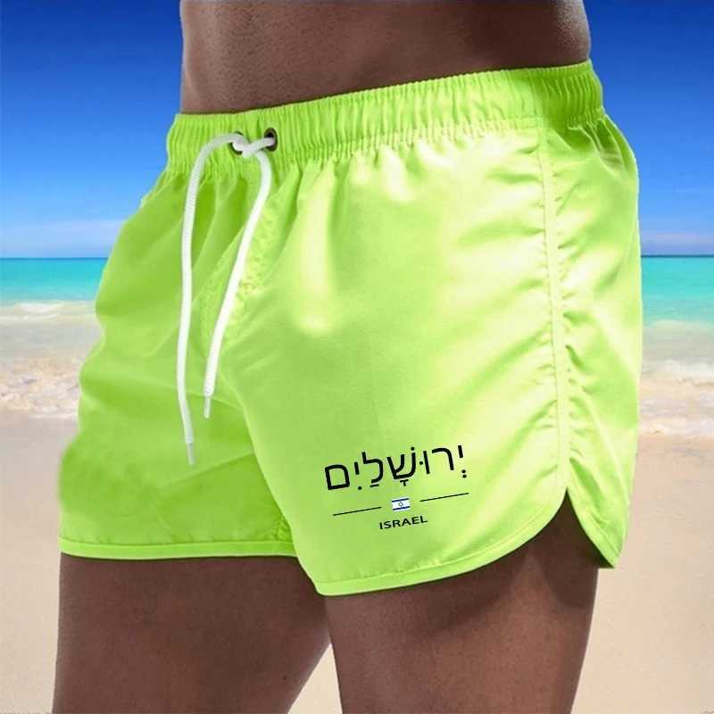 Summer Hot Sales Swim Shorts Mens Beach Shorts Men Loose Comfortable Style Daily Bathing Suit Man Ventilate Gym Clothing SeasideXJ250211