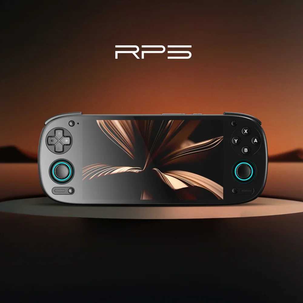 Retroid Pocket 5 Handheld Game Console 5.5Inch OLED Sn SD865 8GB+128GB RP5 with Bag Android Game Console Wifi 5000mAhXJ250211