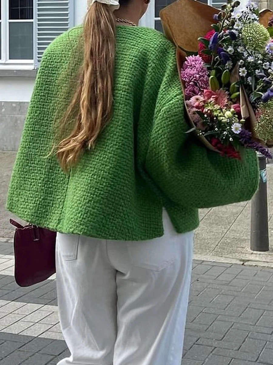 Women Autumn Jackets Casual Long Sleeve Tie-up Front Cropped Blazers Cardigans Business Coats for Female Outerwear Daily 250210