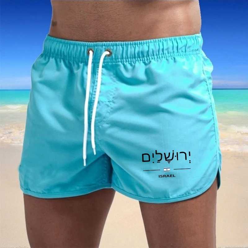 Summer Hot Sales Swim Shorts Mens Beach Shorts Men Loose Comfortable Style Daily Bathing Suit Man Ventilate Gym Clothing SeasideXJ250211