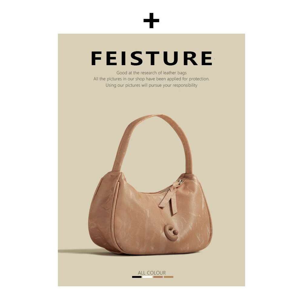 Women's Bags Non pool women's work niche single shoulder crescent bag