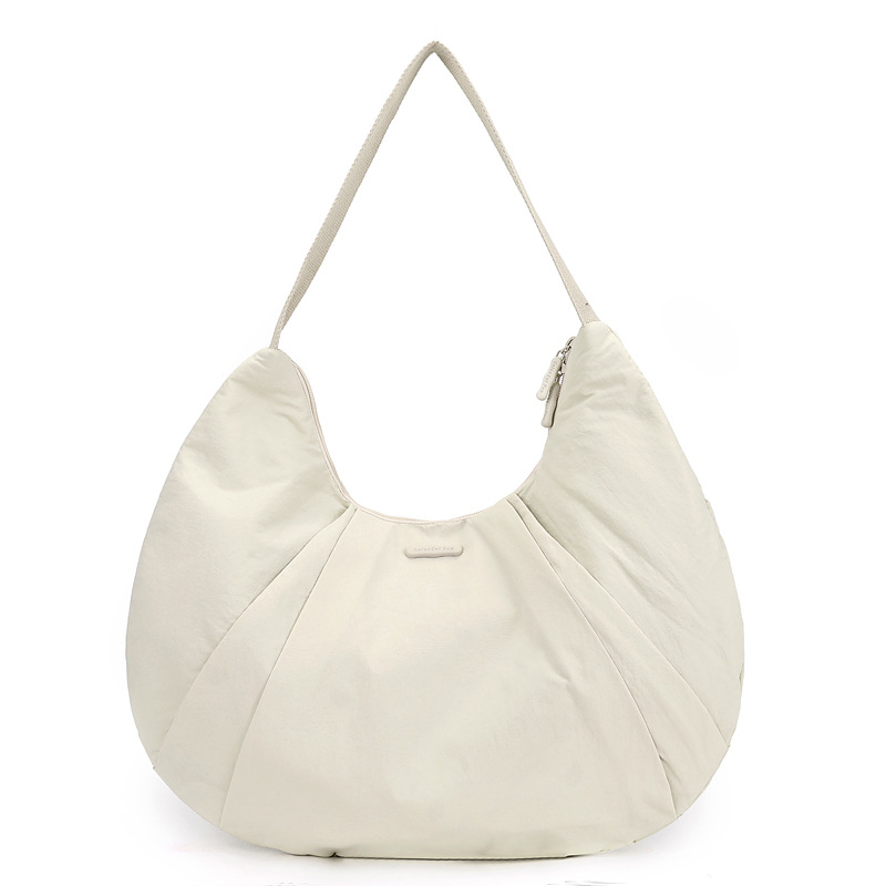 New Korean women's crescent bag croissant single shoulder sports fitness dumpling bag 2025