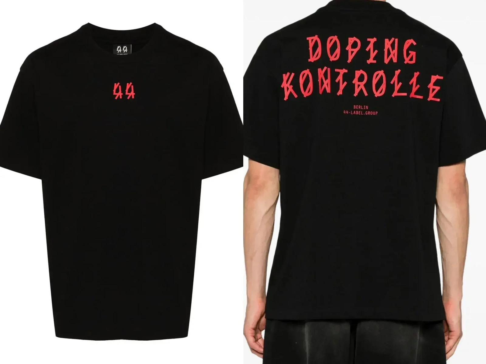44 LABEL GROUP Cotton T-shirt Mens Womens Hip Hop Letter Printed TShirt Quality er Tee Tops Streetwear 250210 - view 3