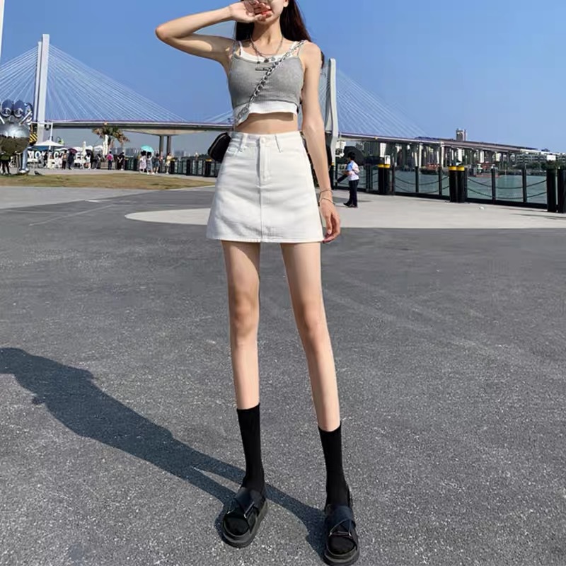 L340 New summer fashion sexy high waist slimming short skirt