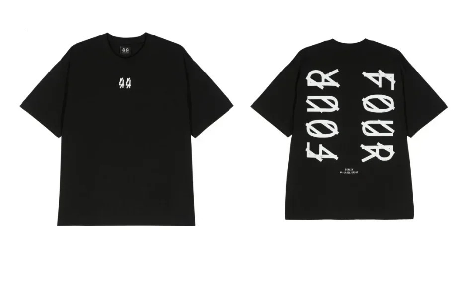 44 LABEL GROUP Cotton T-shirt Mens Womens Hip Hop Letter Printed TShirt Quality er Tee Tops Streetwear 250210 - view 6