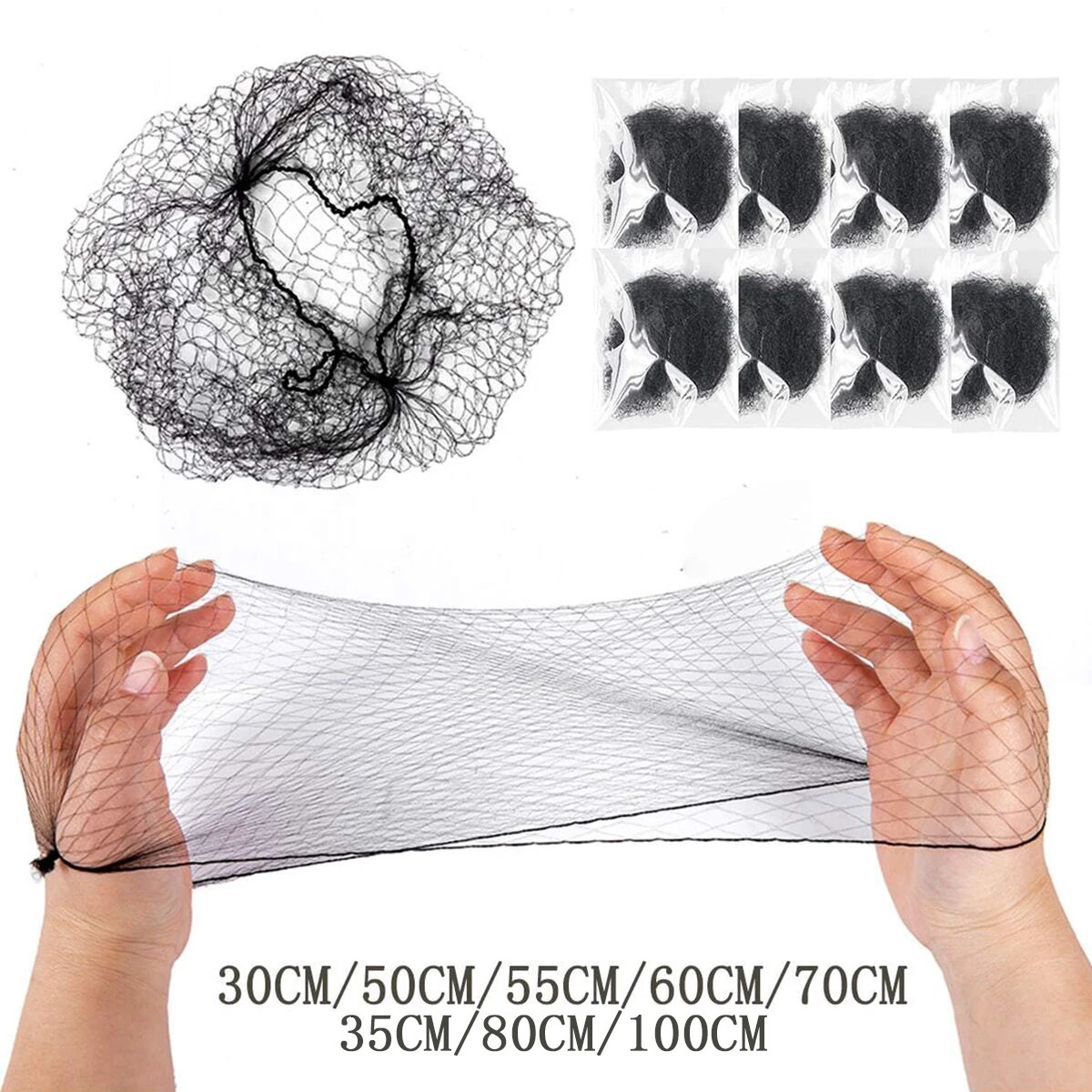10pcs Invisible Bun Net Simple Style Mesh Net Breathable Wig Net Hair Styling Tool Women Female Hair Accessories 250113