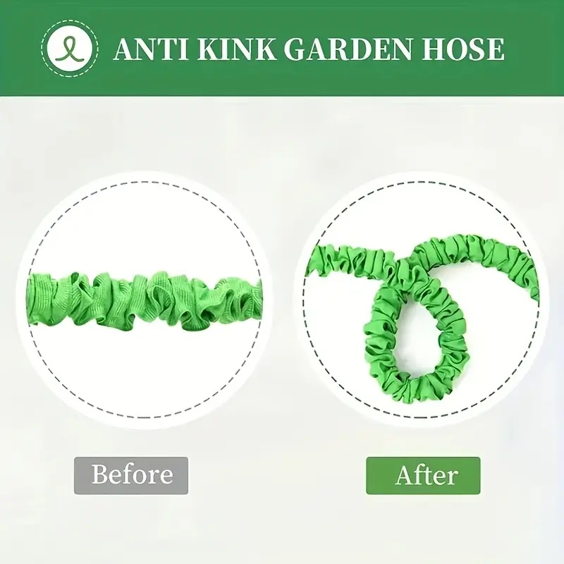 Heavy Duty Euro-US Compatible Magic Hose with Reinforced Design - Ideal for Vehicle Cleaning & Landscape Irrigation
