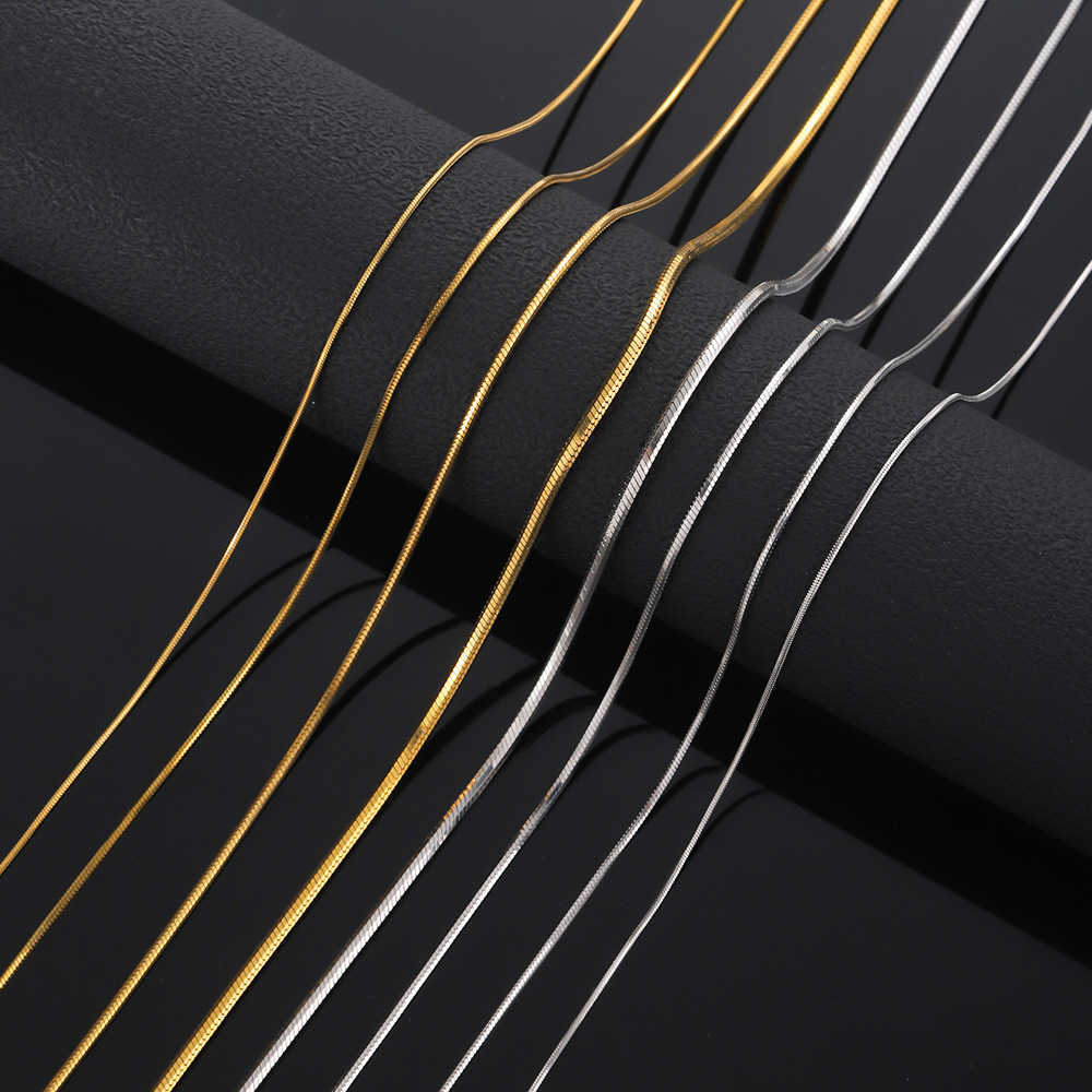 Mens stainless steel necklace gold silver sparkling chain link jewelry Joyce X241123
