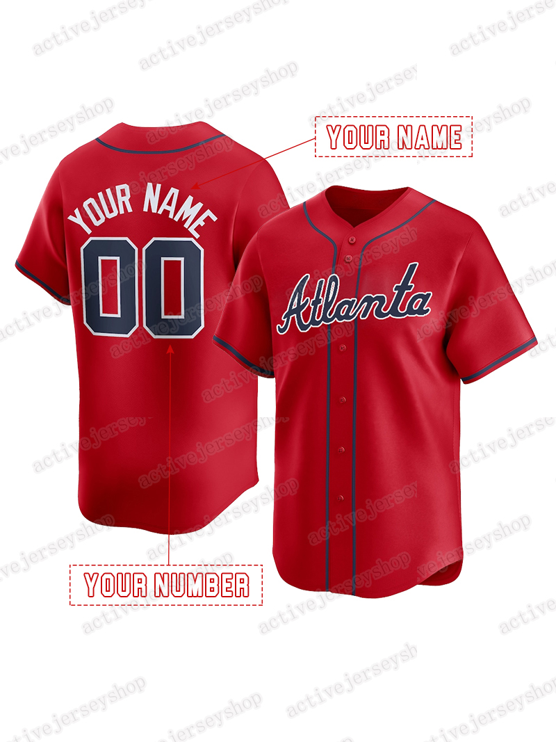 Michael Harris II 2025 Jerseys Ronald Acuna Jr. Spencer Strider Austin Riley Chris Sale Ozzie Albies Matt Olson
