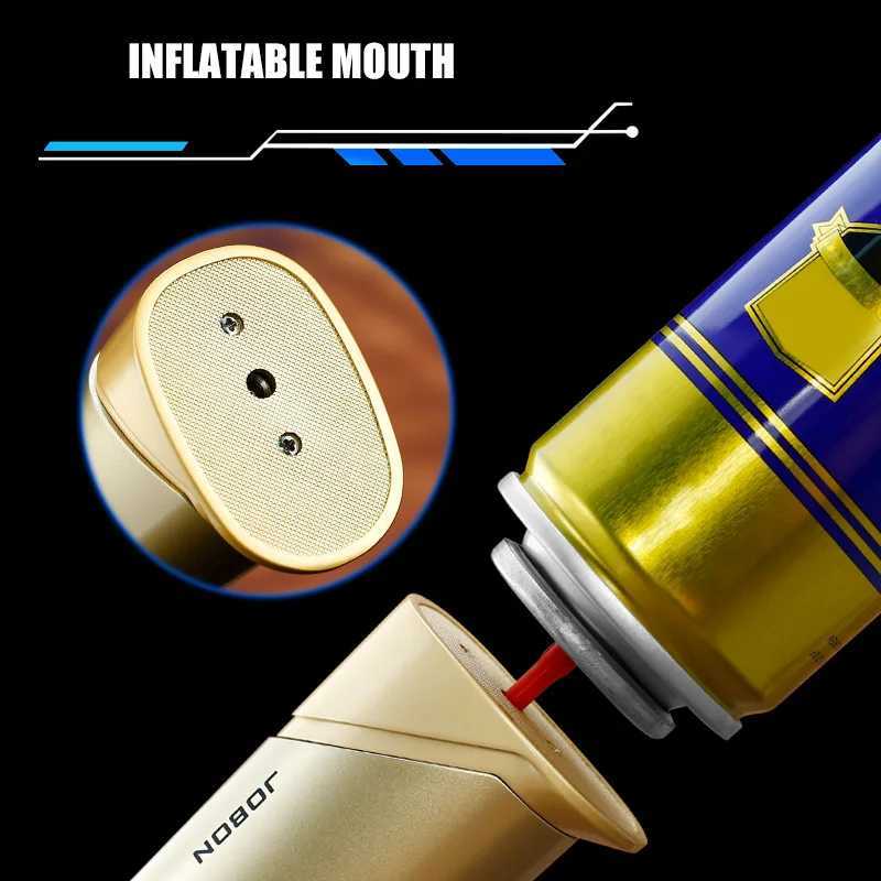 JOBON Blue Flame Gun Lighter Adjustable Flame Locking Flame Function 360 Can inverted to use Multi-functional Use SceneT250211