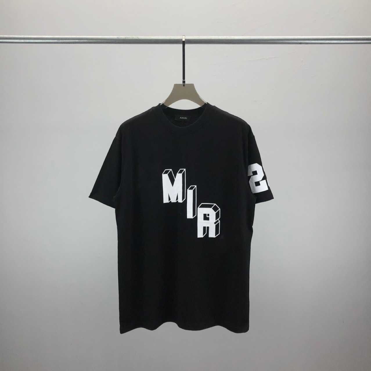 Men's T-Shirts block diagram printing short sleeved mens T-shirt loose casual high street mens fashion trend H25211
