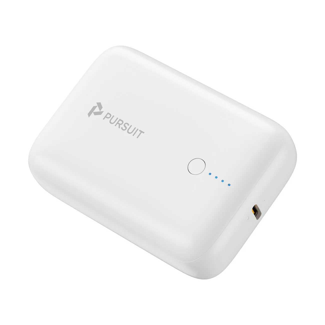 PURSUIT 10000mAh tra-Cpact Power Bank with USB-C PD and USB-A Recycled Plastic Housing and Plastic- Packaging Z250208