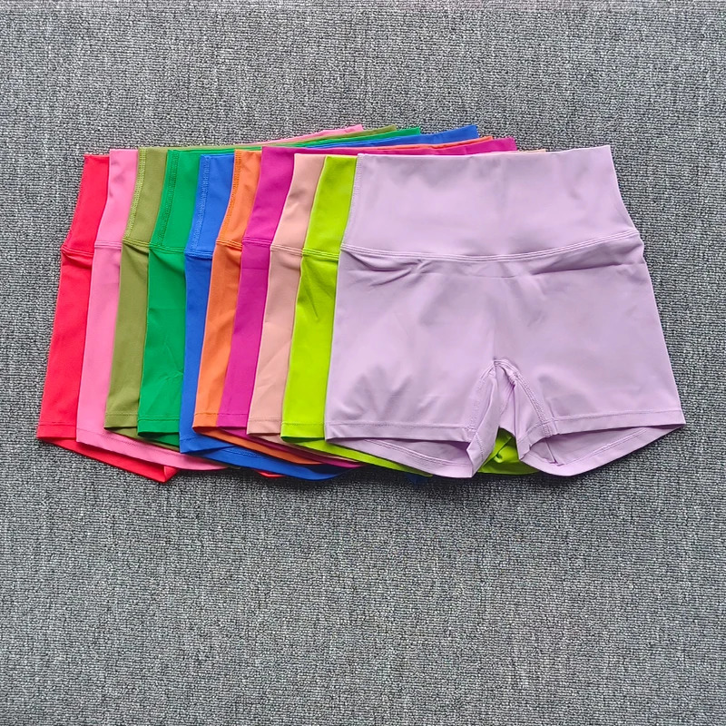 Yoga Shorts Women Fitness Shorts Running Cycling Shorts Breathable High Waist Fitness Tight Shorts Cycling Workout Gym Shorts 250210