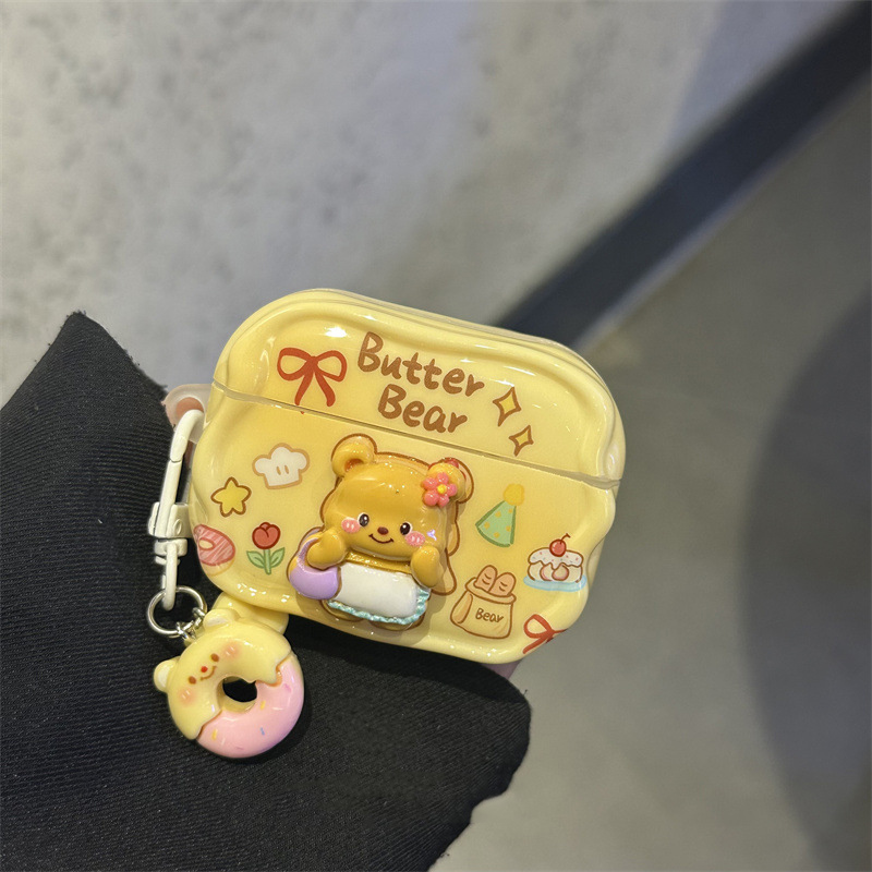 Butter Bear Suitable for Pods4 Protective Cover 3 Pro2 Earphone Cover Earphone Case 2