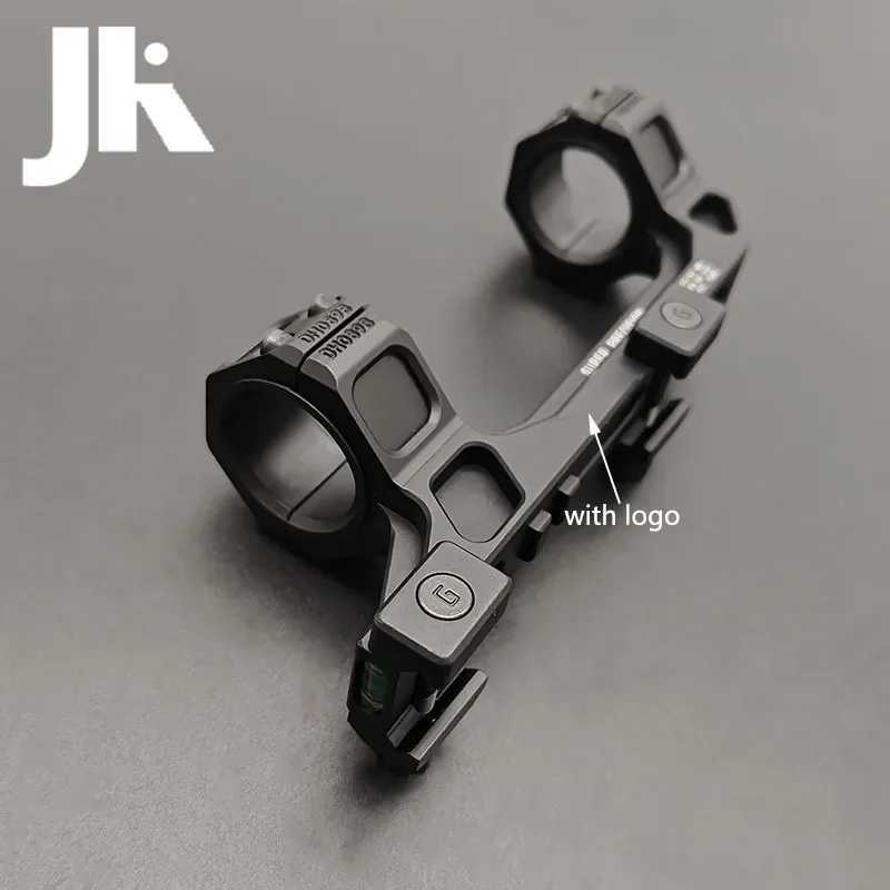Airsoft Hunting GEISS Metal Cantilever 30mm/25.4mm Dual Scope Ring Optical Scope Mount With Bubble Level Rifle Weapon AccessoryW250211