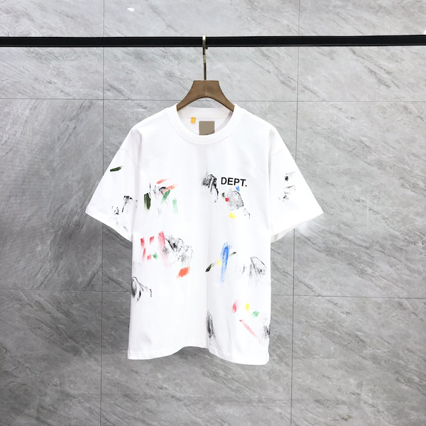 new Men's T-Shirts womens designer t-shirt mens and womens shirt fashionable letter splash-ink printed round neck short sleeved High Quality t-shirt