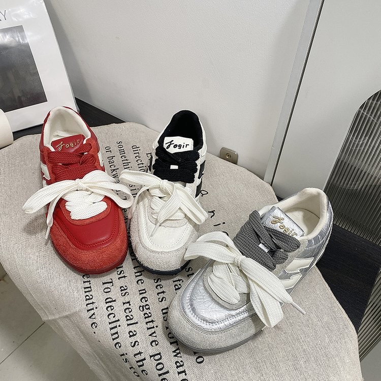 2025 free shipping shoes for womens designer shoes sliver red white casual shoes outdoor sneakers sport shoes size 35-40