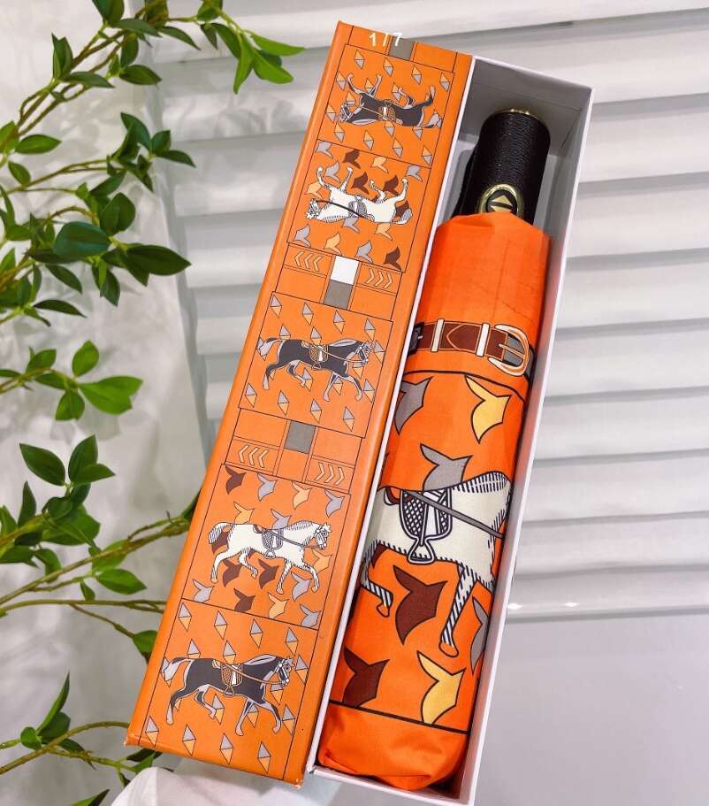 Sunshade folding fully automatic UV resistant sunshade umbrella, dual-purpose black glue fresh-keeping umbrella