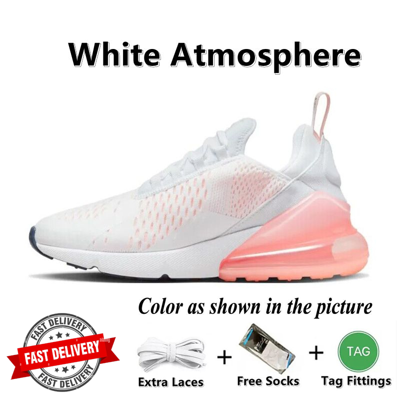 270s Running Shoes 270 React Sneaker Triple Black White Anthracite Navy University Red Barely Rose Rainbow Light Bone Tiger Mens Womens Trainers Sport