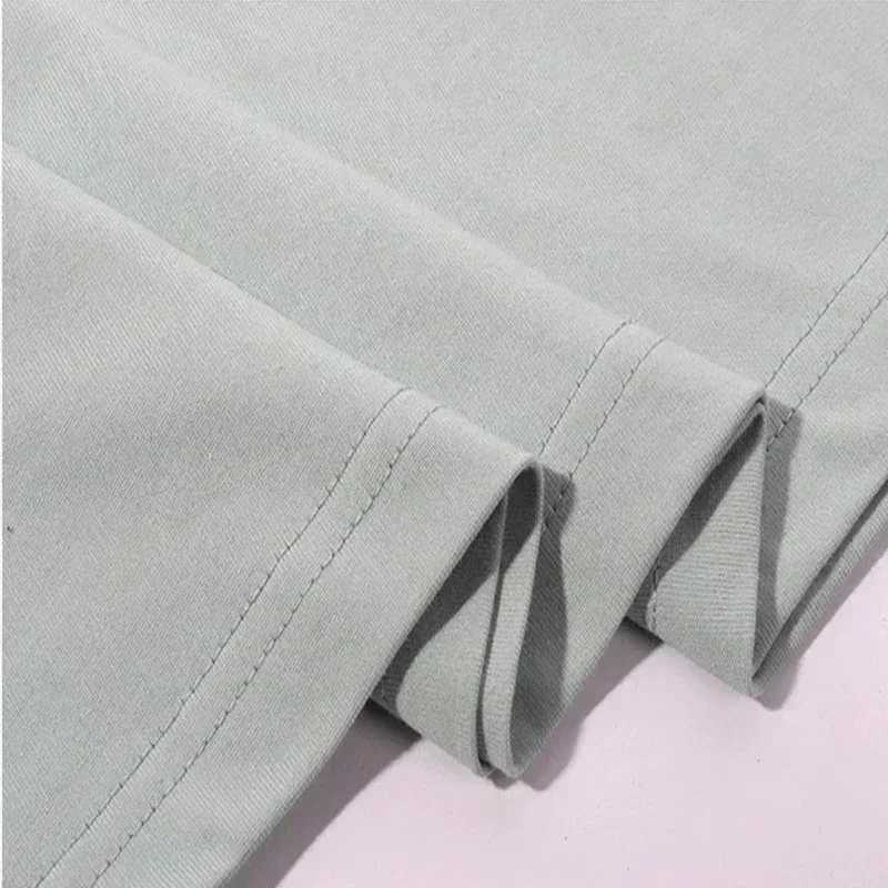New Gym Fitness T-shirt Loose Oversized Cotton Men Short Sleeves Bodybuilding Sports Tees Summer Training Workout Jogging Tops W250211
