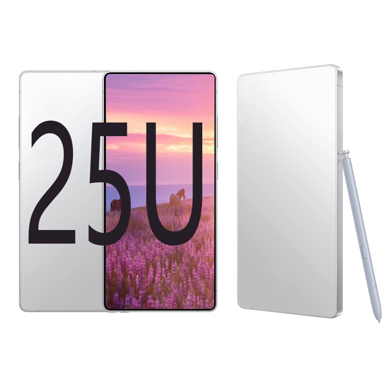 2025 New 5G 25U 25 Ultra Phone Unlocked 7.3 inch 1GB RAM 16GB ROM Show 1TB Android Smartphone Camera Phone HD display