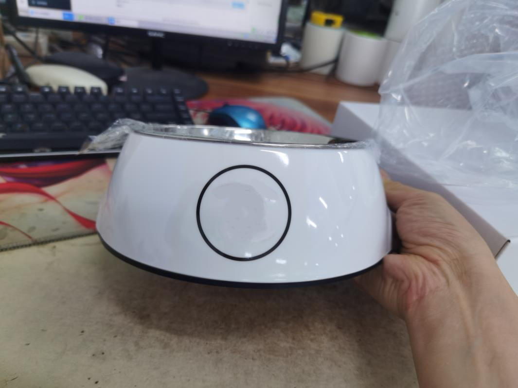 Designer Black White Letter Printed Pet Drinking Bowl Cat and Dog Food Set Free shipping