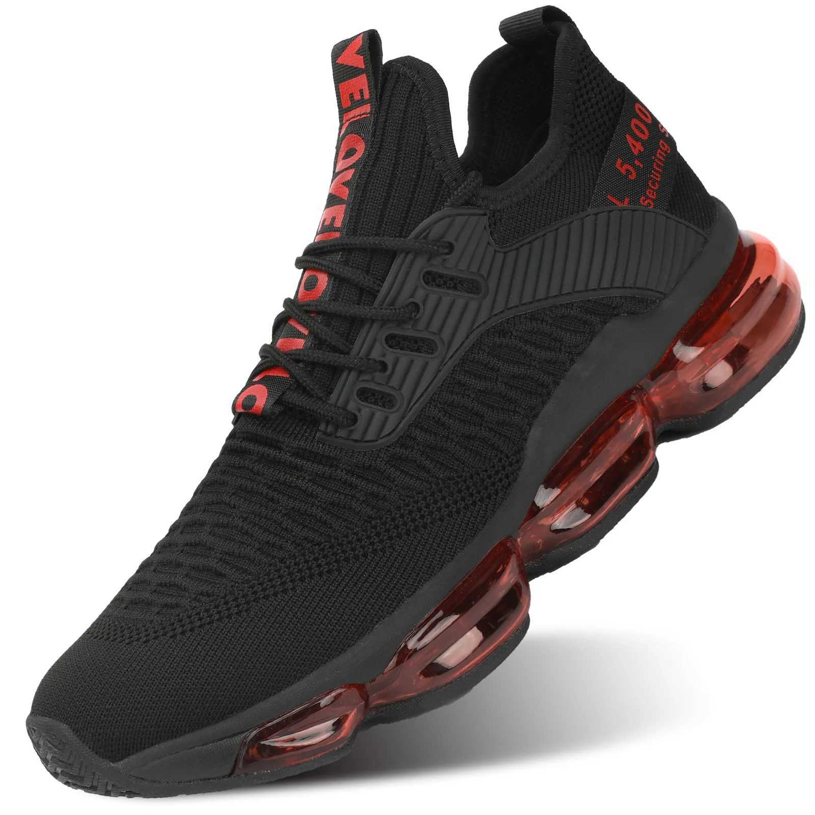 Mens Trainers Air Cushion Running Fashion Shoes Casual Breathable Walking Tennis Gym Athletic Sports SneakersC250325