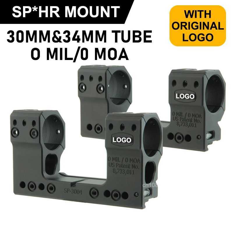 SP-3002/SP-4002 30/34MM Tube Rifle Scope Mount Ring .89/.5Height 0 MIL/0 MOA Fit Picatinny Rail W/NV Equipment Bubble LevelW250211