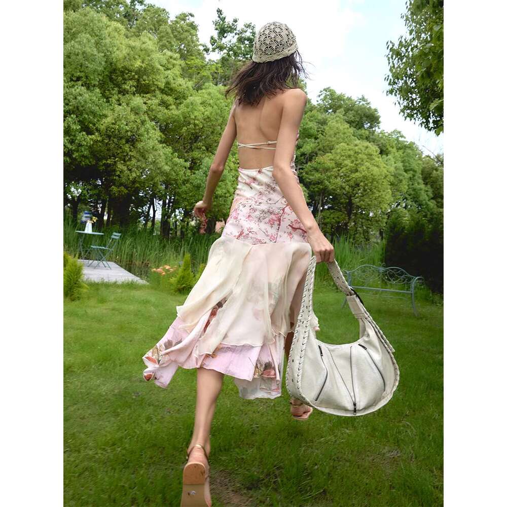 Women's Bags New high-end texture retro color woven bag for women, crossbody shoulder bag, underarm bag, wide shoulder strap, large capacity bag