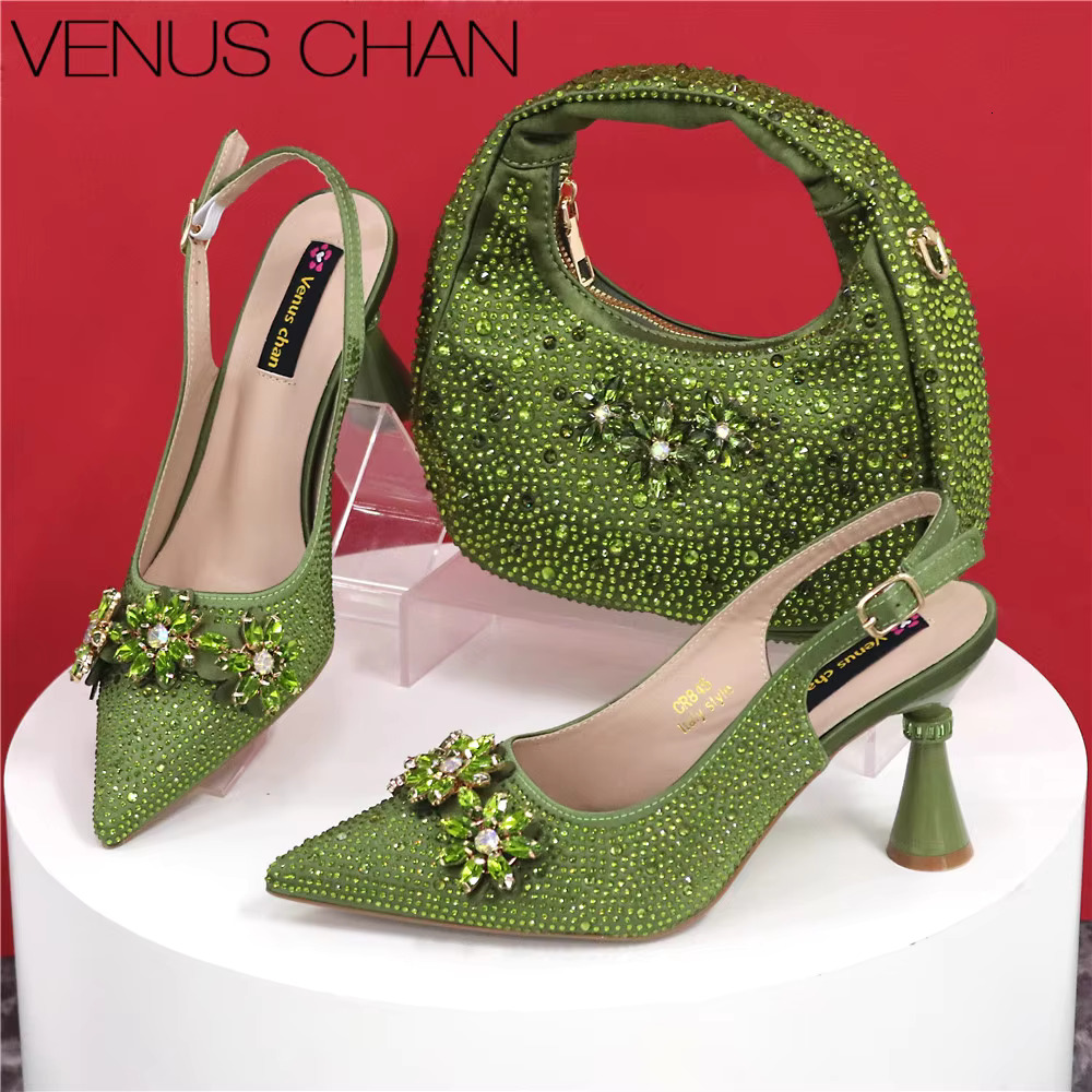 High Heels & Bag Set: Pointed Toe, Elegant Wedding Party hot Shoes for Women, 2024 Fashion