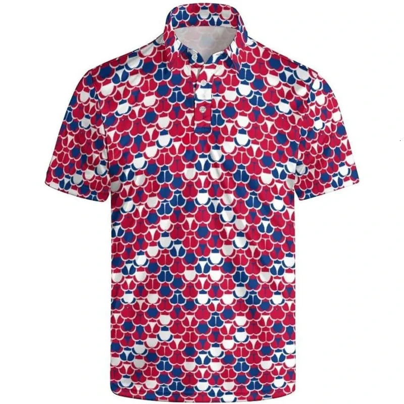 Funny 3d Print Polo Shirts For Men Women 80s Retro Fun Pattern Golf Shirts Trendy Cool Unisex Summer Hawaiian Short Sleeve Tops 250210