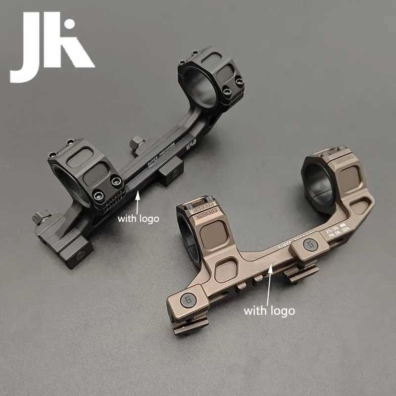 Airsoft Hunting GEISS Metal Cantilever 30mm/25.4mm Dual Scope Ring Optical Scope Mount With Bubble Level Rifle Weapon AccessoryW250211