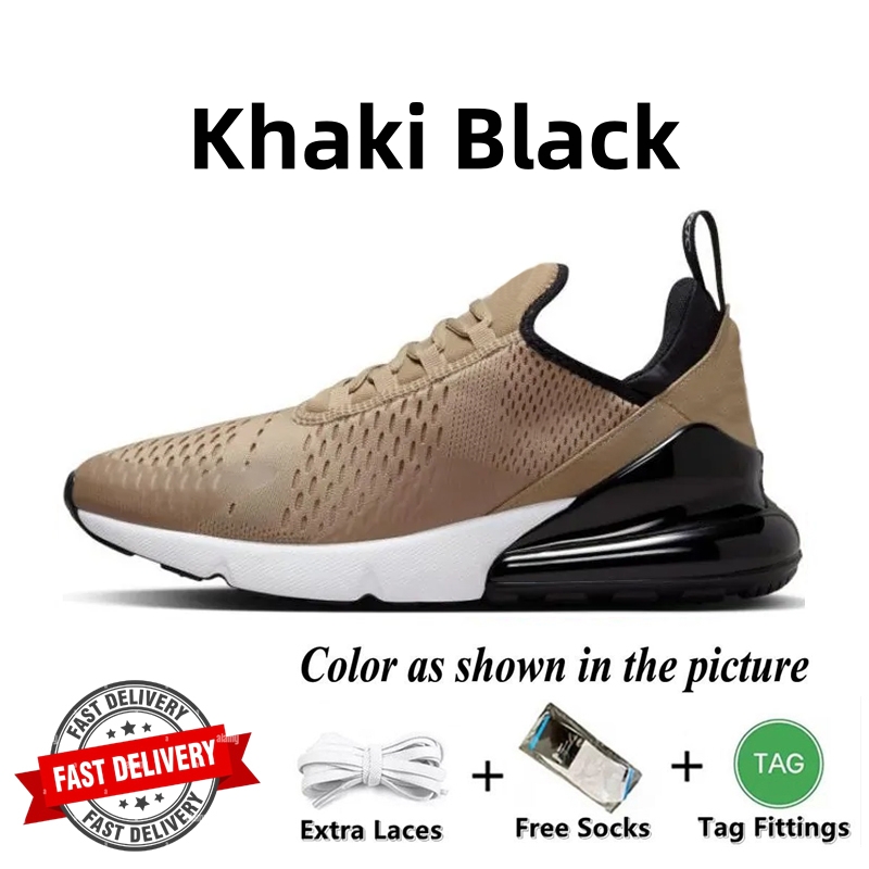 270s Running Shoes 270 React Sneaker Triple Black White Anthracite Navy University Red Barely Rose Rainbow Light Bone Tiger Mens Womens Trainers Sport