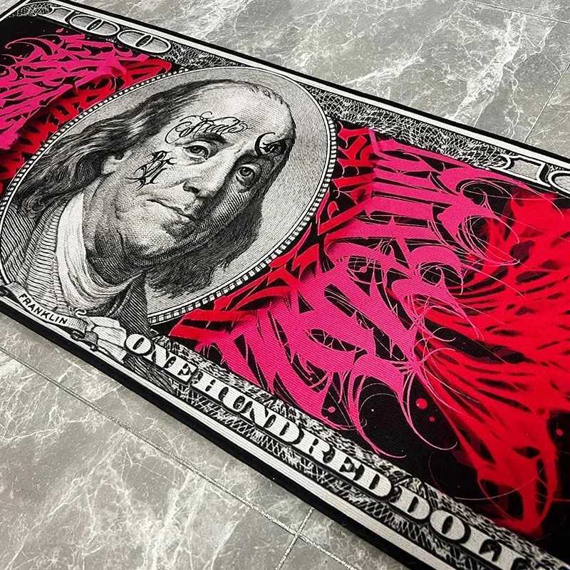 Dollar Pattern Carpet for Living Room Bedroom Decoration Usd Banknotes On Floor Mat Bedside Area Rugs US Dollars Doormat Home Y250210