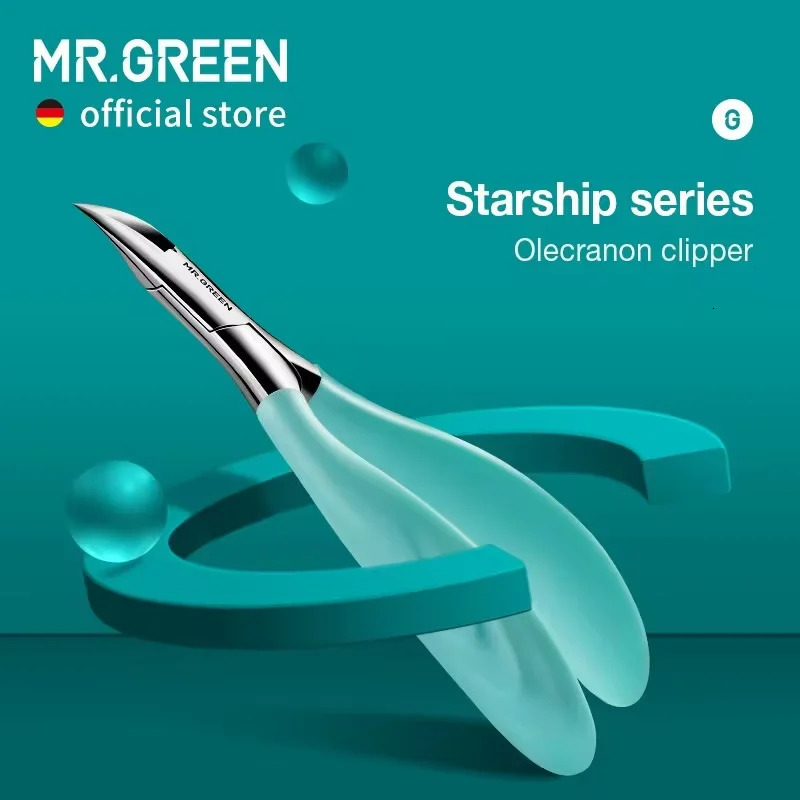 MR.GREEN Toenail Clippers Anti-Splash Ingrown Nail Olecranon Cutters Professional Pedicure Tools Stainless Steel 250113