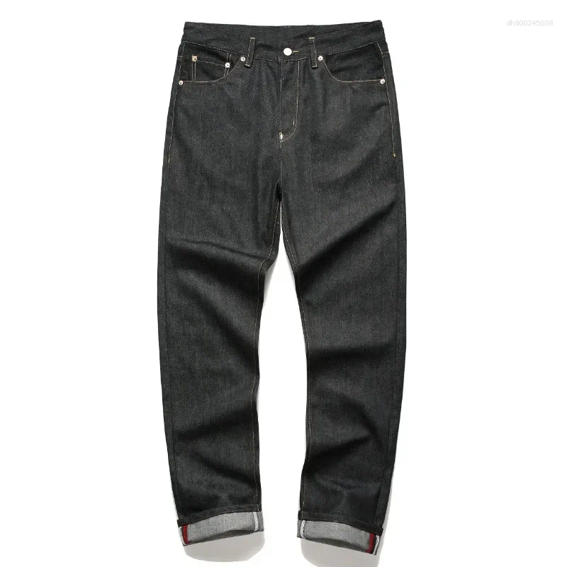 Men's Jeans Japanese Hip Hop Y2k Fashion Print Eans High Street Casual Slim Straight Pants Trend Wear Pattern