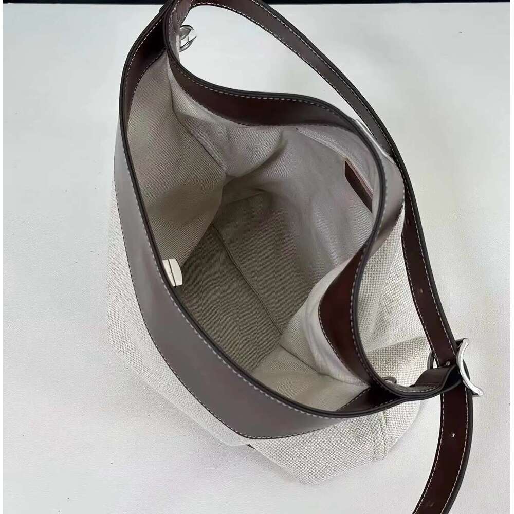 Women's Bags Small niche design color blocking patchwork canvas bag women's bag new fashion trend shoulder bag canvas crossbody women's