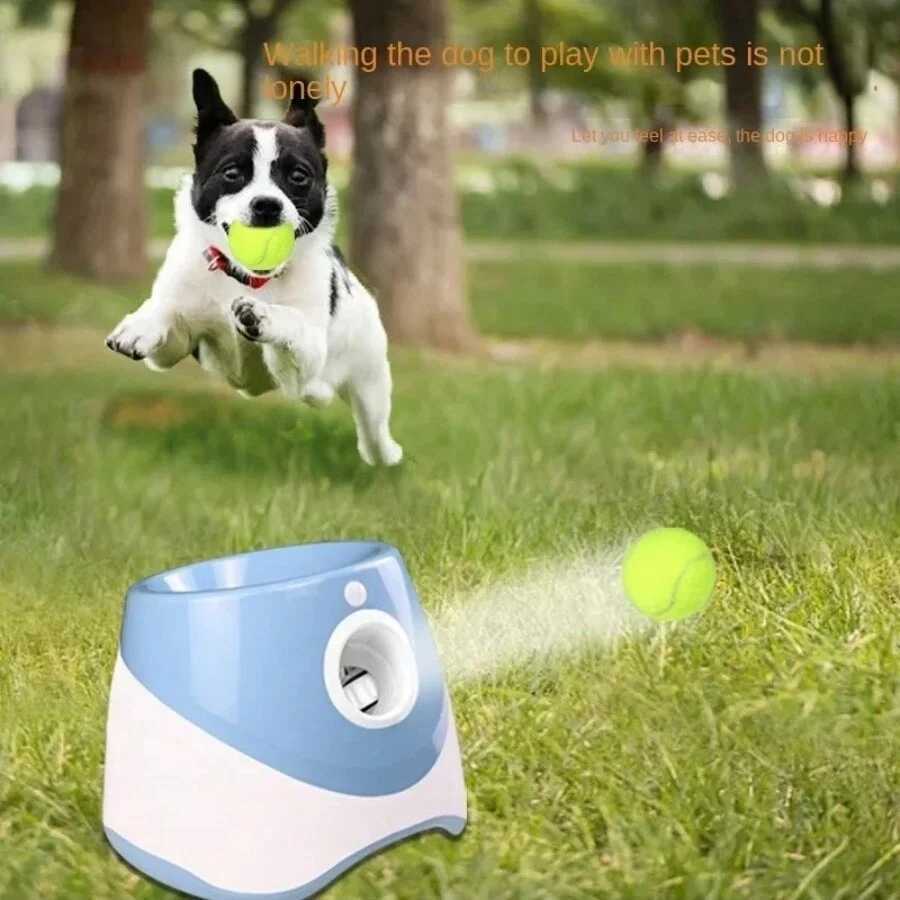 Others Dog Toys Chews Dog Launcher Automatic Dogs Chase Toy Tennis Throwing Pinball Machine Fun Interactive Throw Rechargable Catapult USB Charging H2