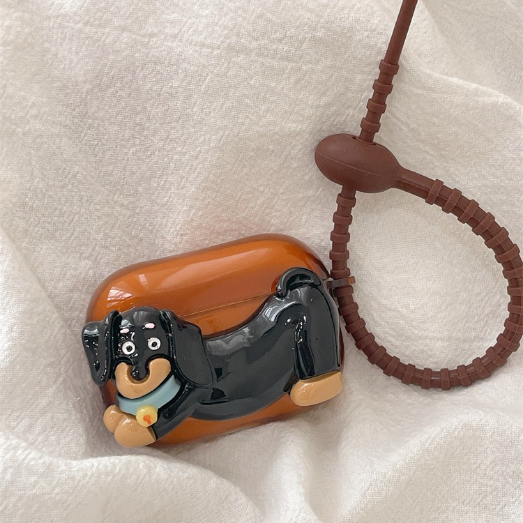 Brown Sausage Dog Suitable 1 2 Protective Cover 3 Pro Earphone Cover Earphone Case