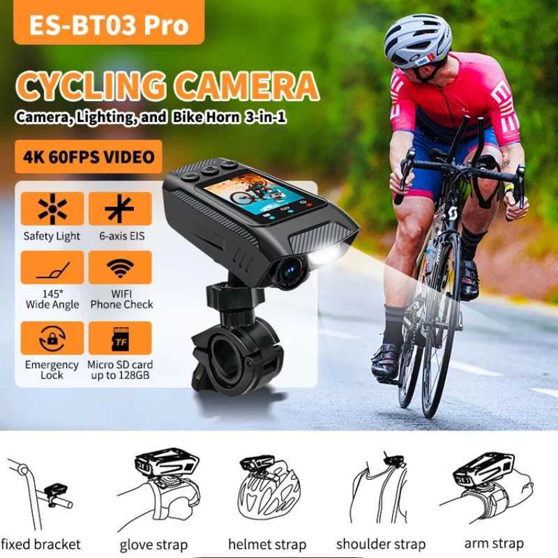 Smart Home Security System 4K 60F Action Camera Outdoor Motorcycle Helmet Sports Camera DV Video Recorder Car DVR Driving Recorder Bicycle Driving Rec