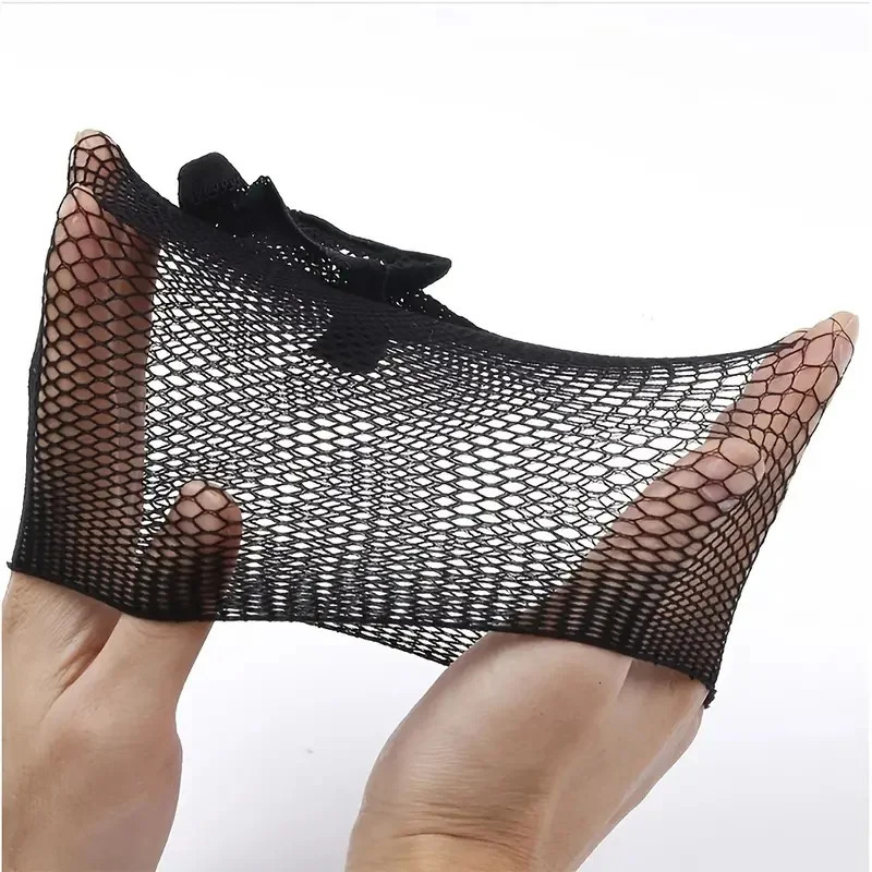 5 PiecesPackage High Quality Stretchable Elastic Hair Nets Open Ends Mesh Net Wig Caps for Hair Styling 250113