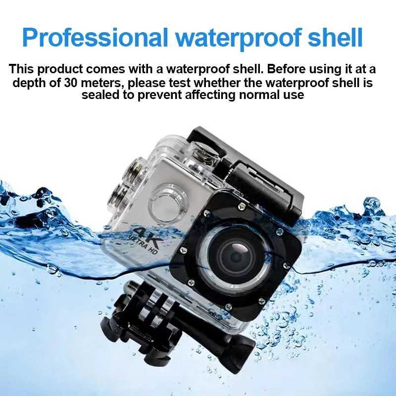 Ultra HD 4K Action Camera 1080P/30FPS 2.0 inch Screen WiFi Remote Control sports cameras Waterproof DV Helmet Go Sport Camera Pro X250210