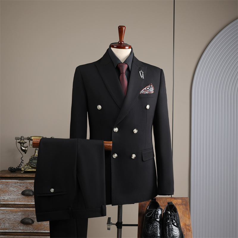 H17Slim fit suit for men three piece suit