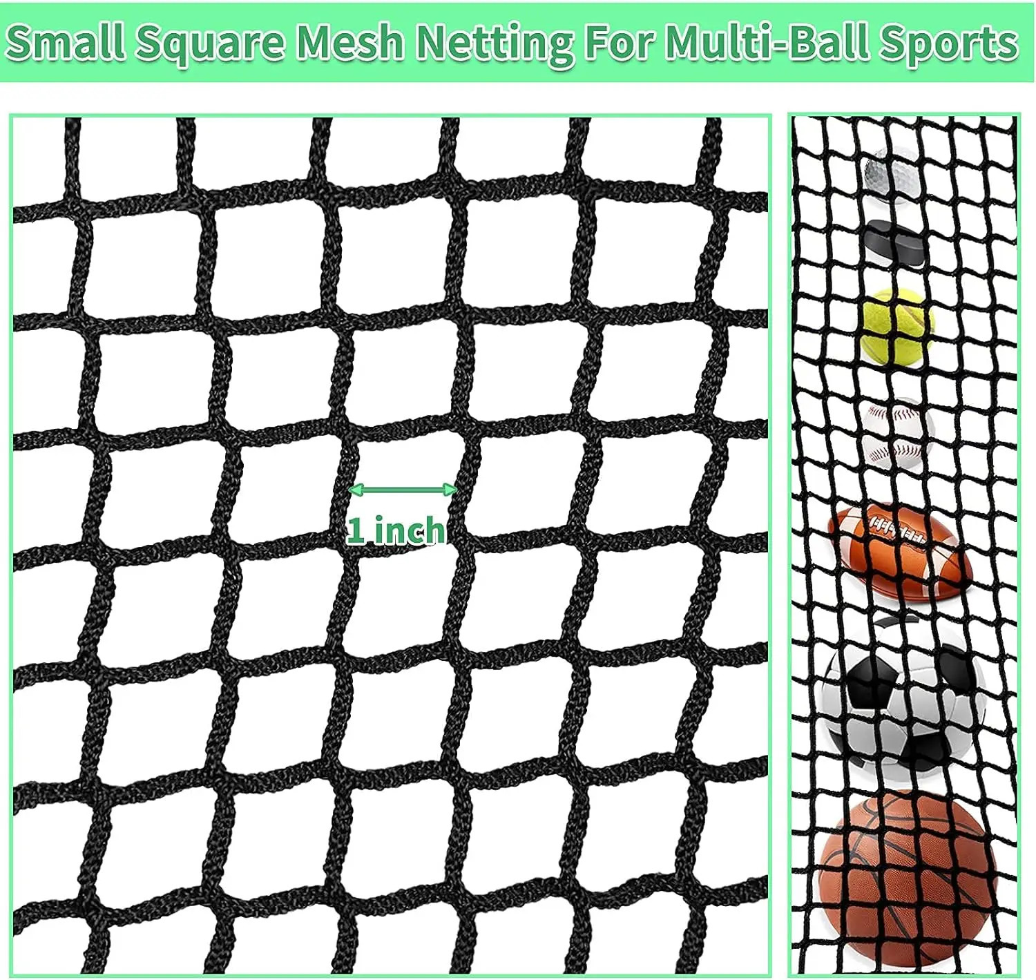 Golf Net-Sports Practice Barrier Net Heavy Duty Golf Hitting NetSoccer Backstop NetGarden Balcony Protection Safe Net 250207