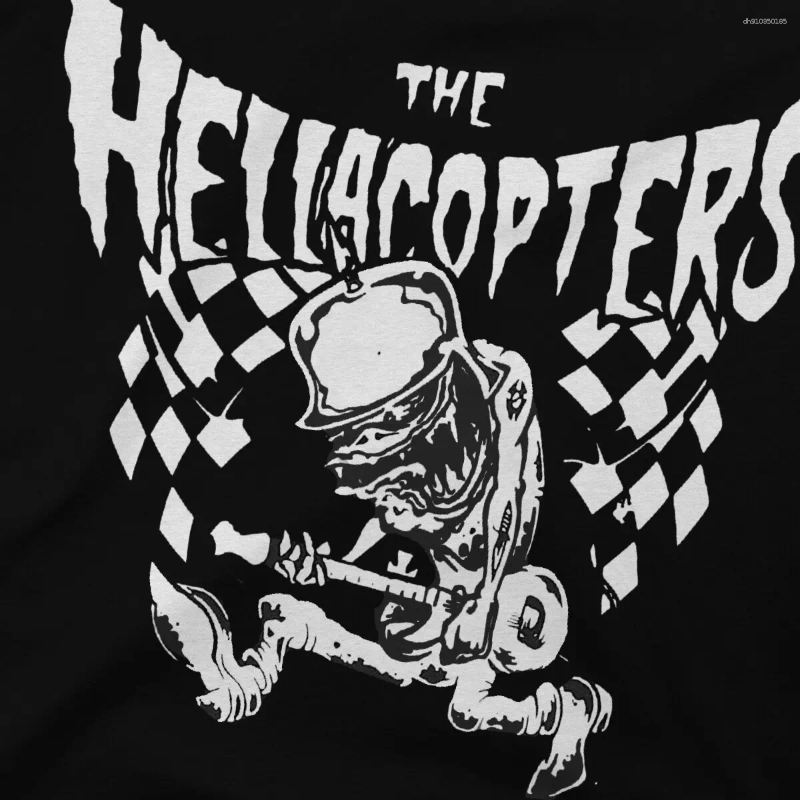 Men's T Shirts Band Men Shirt Hellacopters Funny Tees Short Sleeve Round Neck T-Shirts Cotton Graphic Printed Clothes