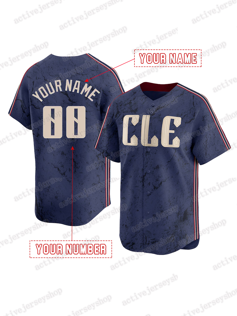 Custom Jersey Guardians 2025 Steven Kwan Naylor Jose Ramirez Clase Brennan Freeman Shane Bieber Carlos Santana