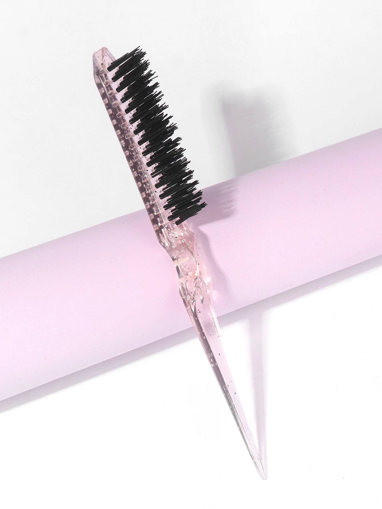 4pcs1pcs crystal double-sided edge control hair comb hairstyle hair brush accessories brush comb Special for real hair wigs 250113