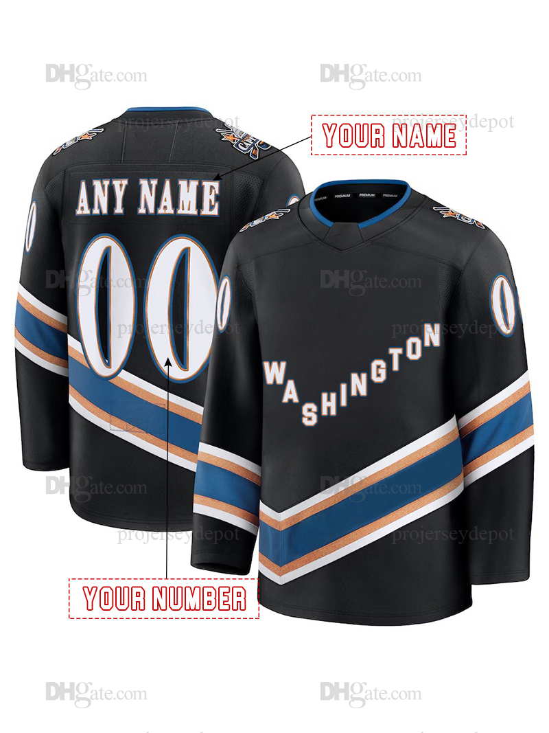 Ovechkin Hockey Jersey Backstrom Dubois Oshie Carlson Lindgren Custom Hockey Jerseys Mens Womens Youth Any Name Numbe